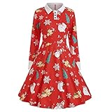 Women's A Line Lace Tassel Casual Autumn Dress Retro Look Jersey Basic Hooded Witch Gothic Elf 1920s Style Flapper Dresses with Two Layers V-Neck Great Gatsby Motto Party Costume Long Sleeve Stretch Loose T-Shirt Sweet Princess Flower Girl for Wedding Bridesmaids Elegant
