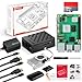 RasTech Raspberry Pi 5 8GB Kit 64GB Edition con Active Cooler, alimentazione USB-C da 27W 5.1V5A, scheda Pi5 8GB, kit lettori di schede da 64GB, custodia Pi 5, cavi di uscita Dual 4K Micro HD immagine