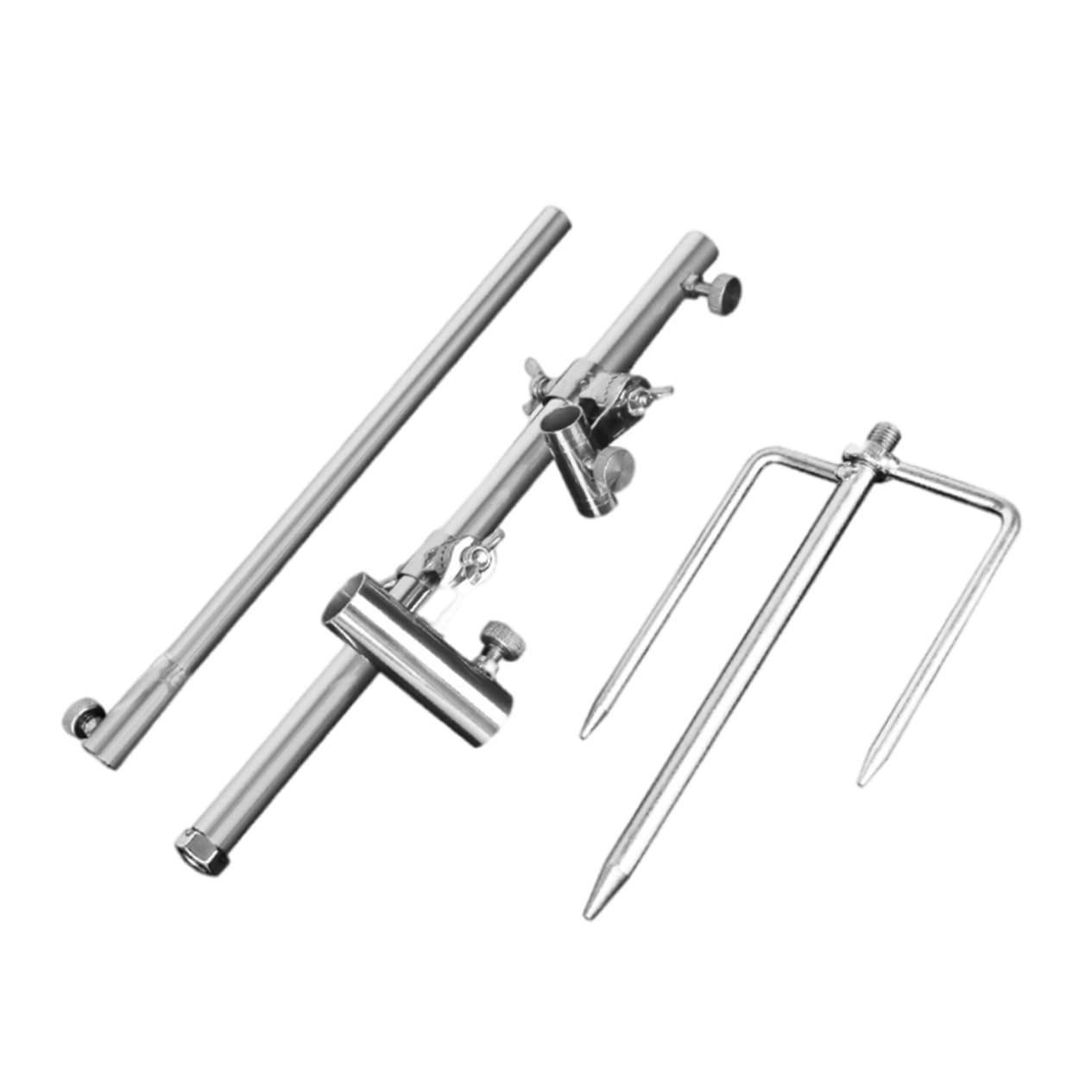 KICHOUSE Rod Holders for Bank Fishing Bait Tray Rack Sturdy Fishing Stand Adjustable Length Smooth and Durable