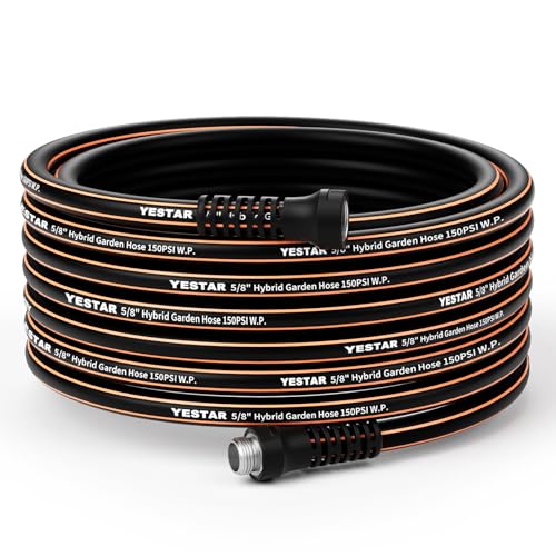 YESTAR Garden Hose 50 ft x 5/8",Heavy Duty Water Hose