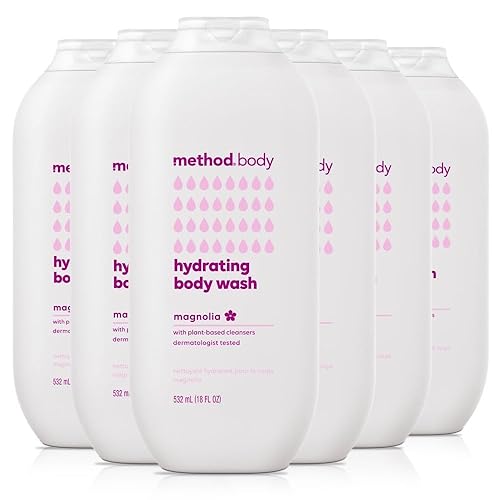 Method Gel de baño, sin magnolia, parabenos ni ftalatos, 18 onzas (paquete de 6)