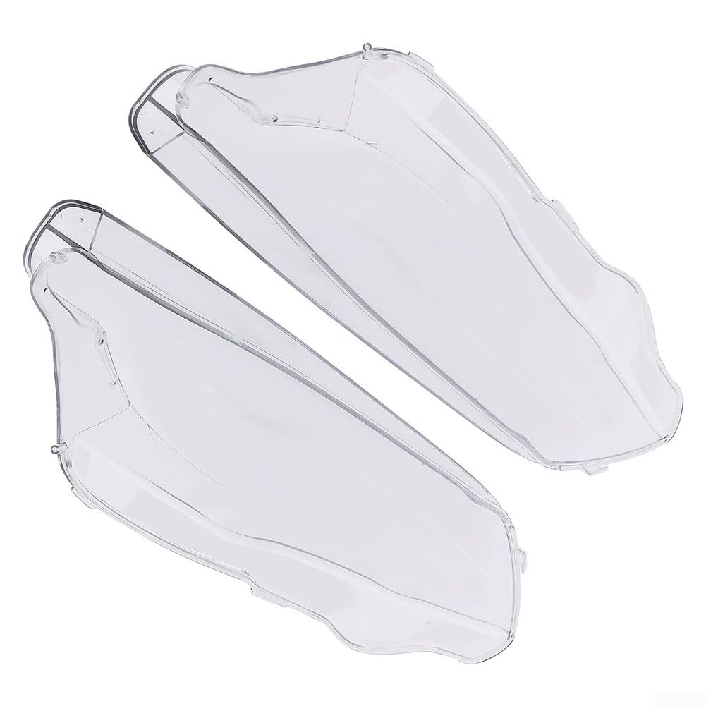 Par de cubiertas transparentes para faros delanteros E60 E61 525i para 530i 545i 550i M5 Sedan Touring 2003-2010, carcasa de repuesto de PC para carcasa agrietada amarillenta