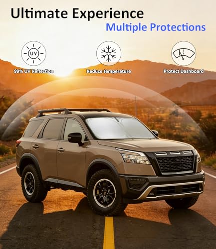 Image of Windshield Sun Shade for 2022-2026 Nissan Pathfinder Accessories
