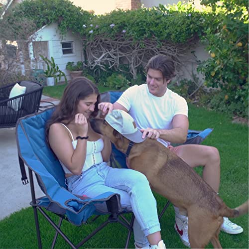SUNNYFEEL Silla de Camping Plegable Doble para 2 Personas Modelo AC2404 Color Azul miniatura 4