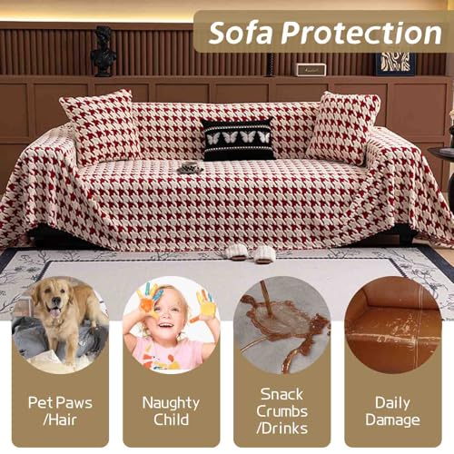 Manta de terciopelo para sofá de 3 y 4 plazas colcha para gatos 180x130 cm 3