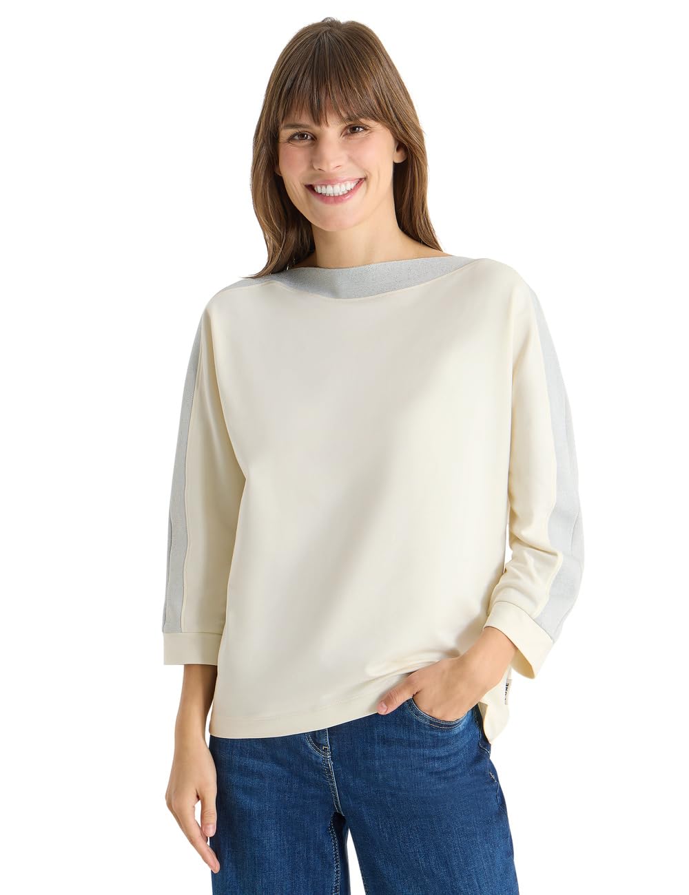 Damen Batwing Shirt mit Tape