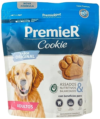 Premier Pet Biscoito Premier Cookie Para Cães Adultos 250G Raça A...