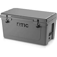 RTIC 65 QT Ultra-Tough Cooler Hard Insulated Portable Ice Chest Box for Beach, Drink, Beverage, Camping, Picnic, Fishing, Boat, Barbecue