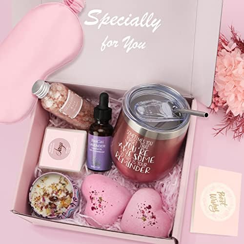 Pamper Gifts for Women Birthday, Unique Mum Self Care Package Pamper Hampers for Her, Get Well Soon Gifts for Women Relaxation Bath Gifts Set Christmas Gifts Pamper Box for Women, Mom, Best Friend