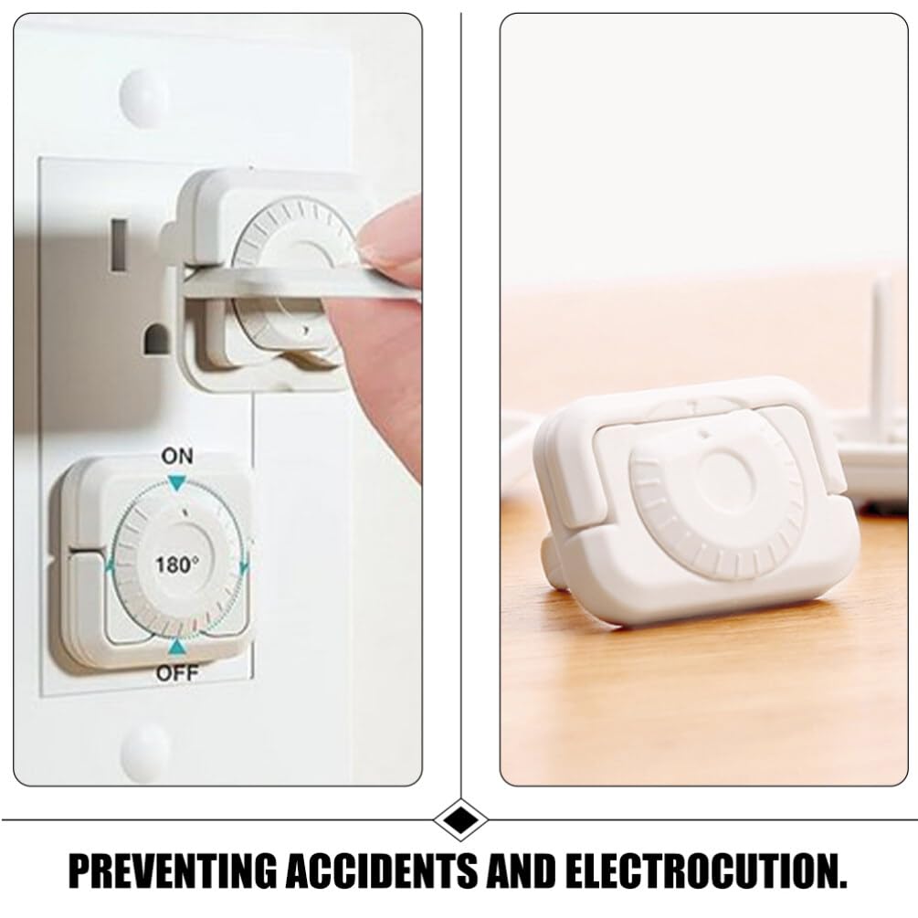 UPKOCH 24pcs Boy Girl Outlet Covers Protectors for Electrical Outlets Safe Socket Safety Covers for Boys and Girls Easy Installation Prevent Accidental Electrocution Design