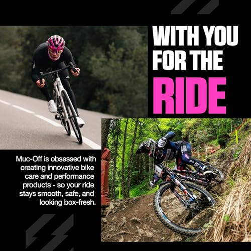Muc-Off Wet Chain Lube, 120 Ml - Lubricante de Cadena de Bicicleta Biodegradable - Lubricante de Bicicleta Formulado para Ambientes Húmedos - Apto para Todo Tipo de Bicicletas