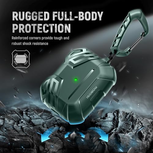 MOBOSI for AirPods Pro 2 Case, Fit for MagSafe, Green by MOBOSI - Used condition - Image 4
