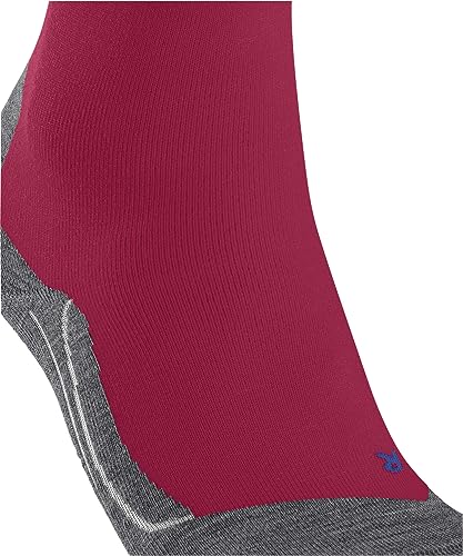FALKE Damen Skisocken SK4 Advanced W Kh Wolle Funktionsmaterial warm dünn 1 Paar, Rot Rose 8564 Snow-O, 35-36 – Ansicht 5