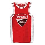 Adidas am nächsten Tag (UK) Ducati Corse 2018 Herren Tank Top-Stil Basketball Sport Weste, Größen S bis XXL, rot, Mens (M) Chest 38-40 inches