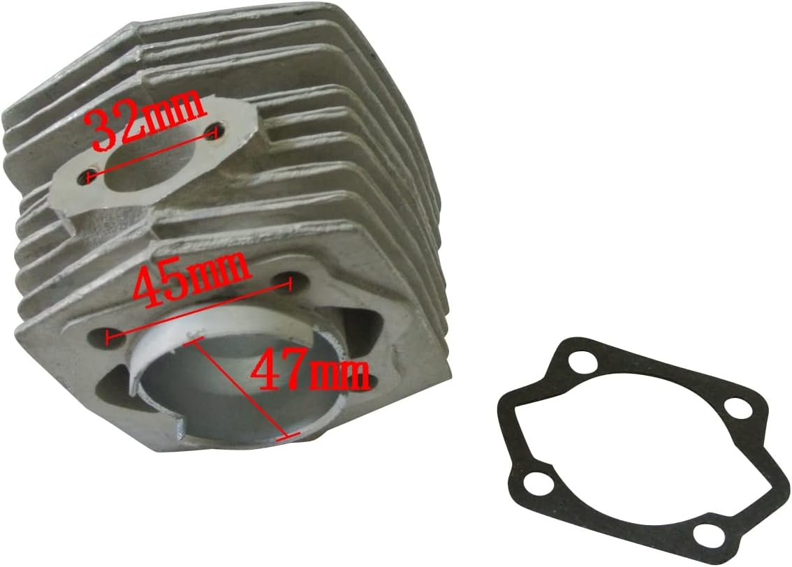 YAEGER VM24 Carburetor for Dio Reed Valve&Cylinder Setup&Carburetor&Machined Block 80cc Gas Motorized Bike