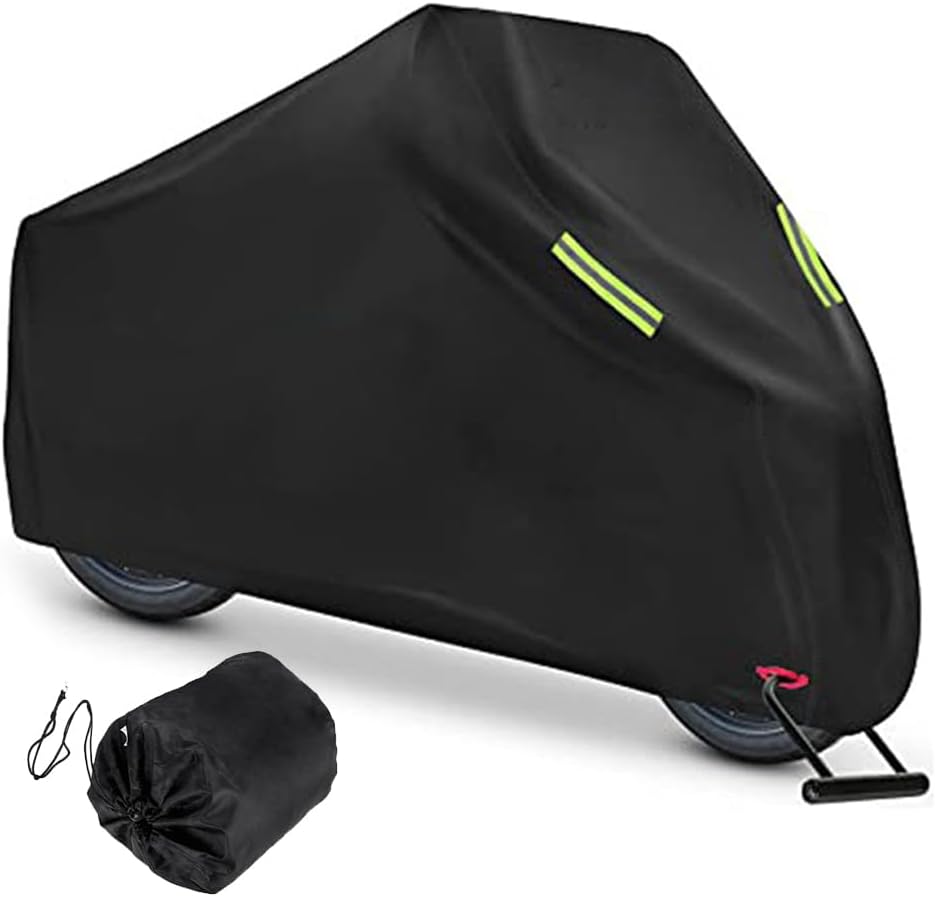 Motorcycle Cover Outdoor Storage Motorcycle Cover Night Reflective Keyhole and Storage Bag All-Weather Universal Waterproof Motorcycle Cover 96.5″ Motorcycle Vehicle Cover Motorcycle Cover Outdoor Storage Motorcycle Cover Night Reflective Keyhole and Storage Bag All-Weather Universal Waterproof Motorcycle Cover 96.5″ Motorcycle Vehicle Cover