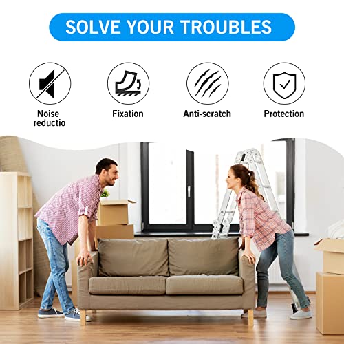 Non Slip Furniture Pads - Furniture Grippers For Hardwood Floors, Non Skid For Furniture Legs, Self Adhesive Rubber Furniture Feet, Anti Slide Furniture Floors Protectors For Keep Couch Stoppers #TOP6