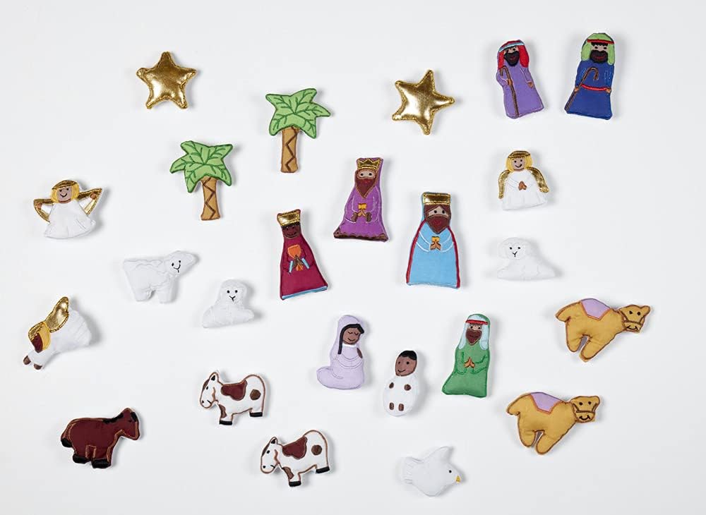 Vermont Christmas Company Holy Night Fabric Advent Calendar