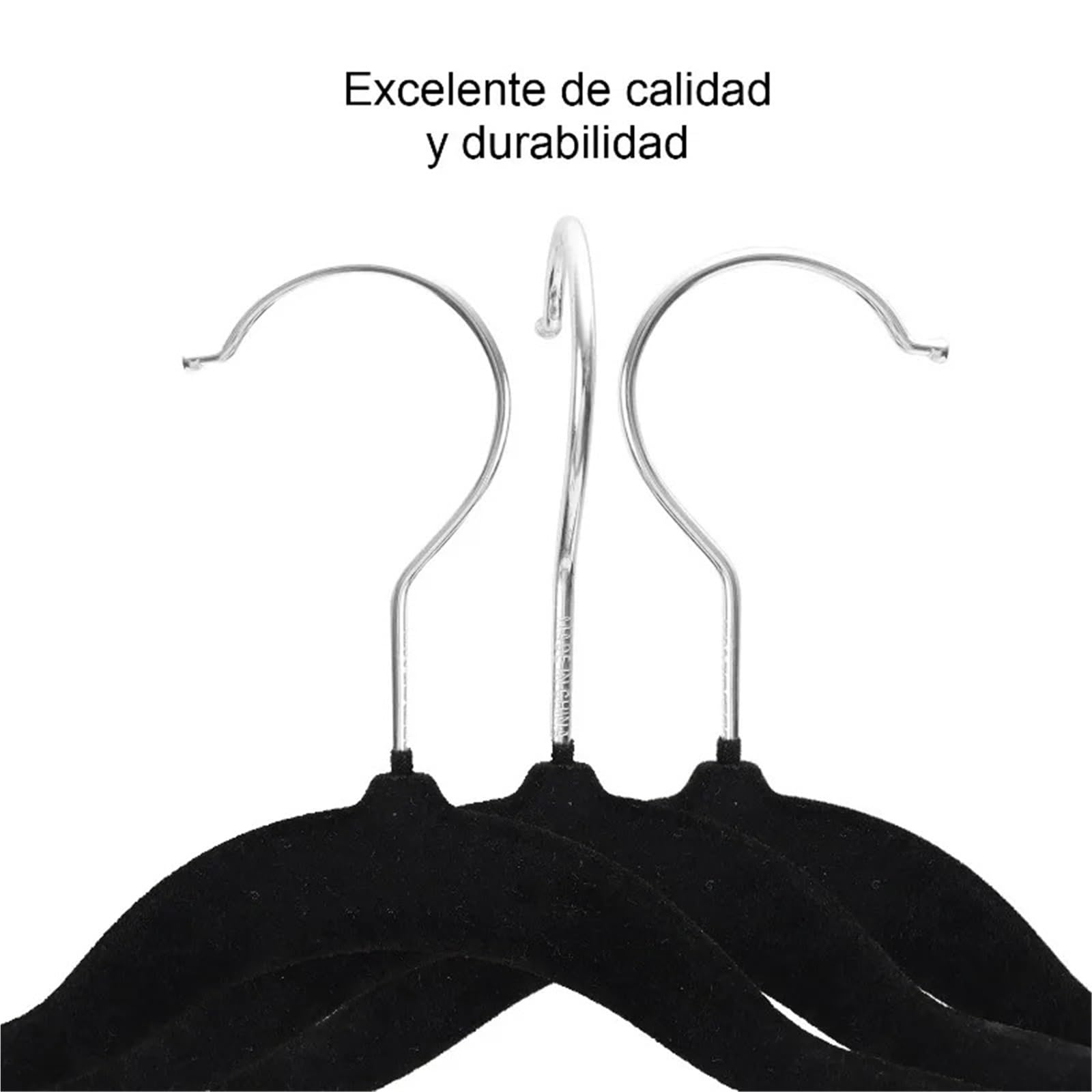 10/50 Stück Samt-Kleiderbügel, robuste, rutschfeste Kleiderbügel for Mantel, Hose, Kleiderschrank, platzsparendes Kleidungsstück für Mäntel, Hosen(Black-30pcs)