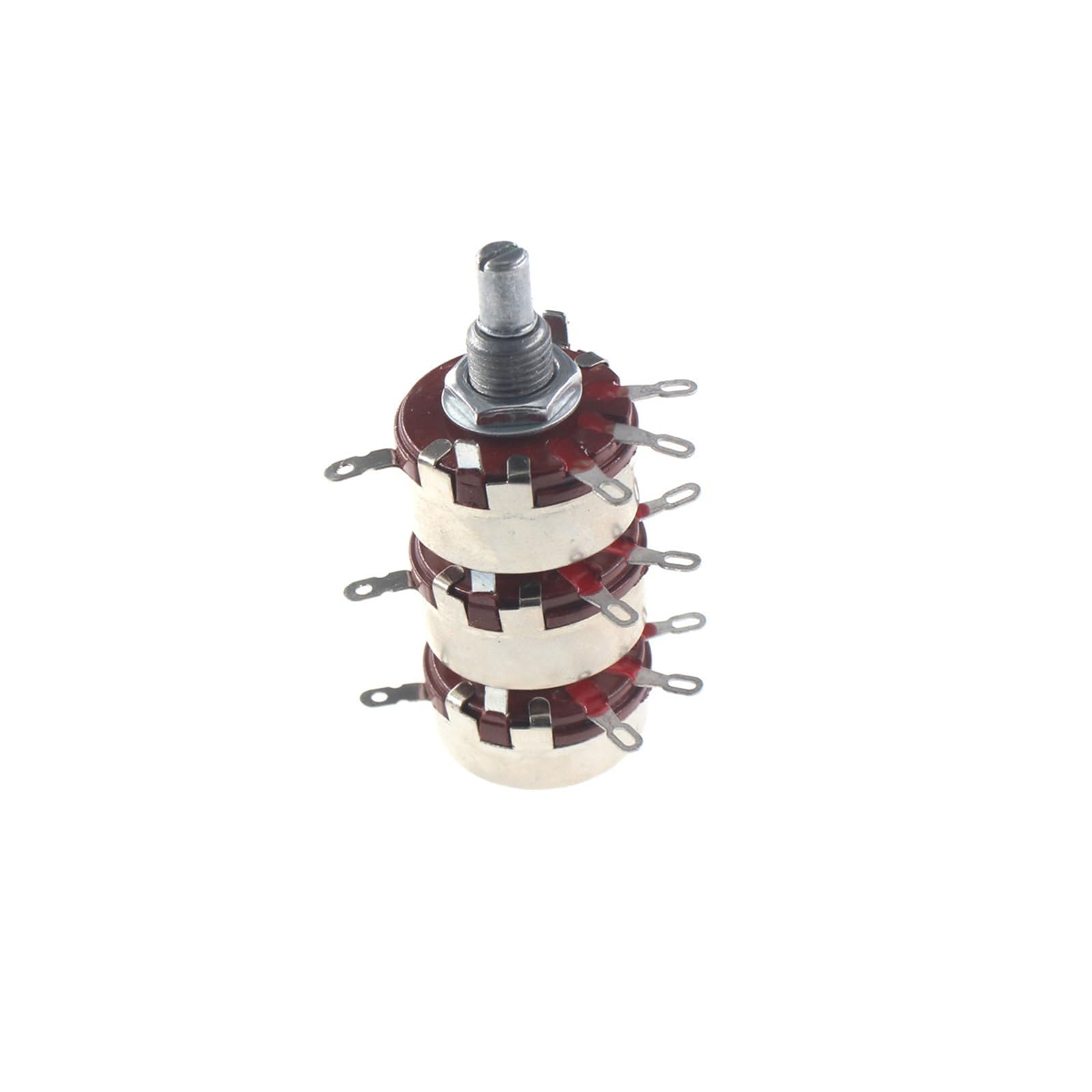 Interruptor de Palanca con potenciómetro para, Potenciómetro triplete WTH118-3 de 2 W y 1 A, y WTH118-1A de 2 W, de 470 R a 2,2 M(2.2M Ohm)