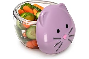 melii Animal Snack Container (Cat): Make Mealtimes at School Fun!