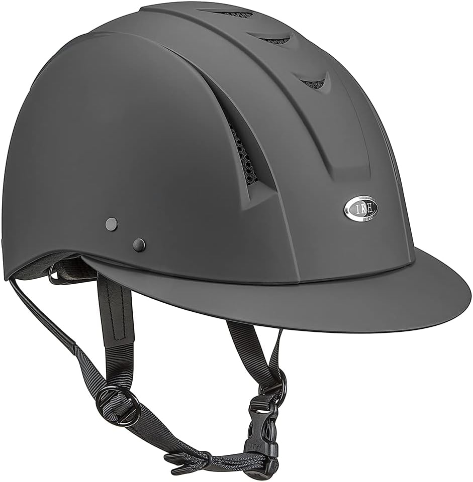 IRH Equi-Pro SV Horse Riding Helmet with Dial-Fit-System, Black, Small/Medium