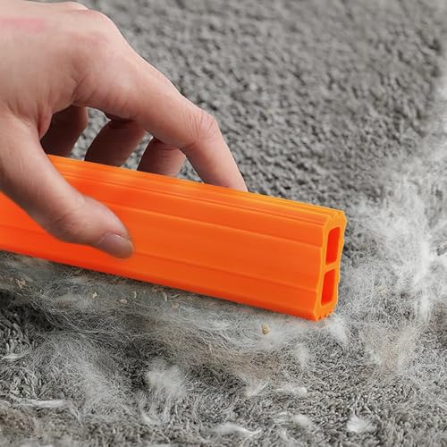 Image of Pet Hair Remover & Auto Detailing Tool - Dog & Cat Hair Remover for Carpets, Car Interiors, Sofas, Bedding, Easy to Grasp Pet Carpet Scrapers,Reusable Pet Hair Removal Tool for Dog & Cat Fur (Combine)