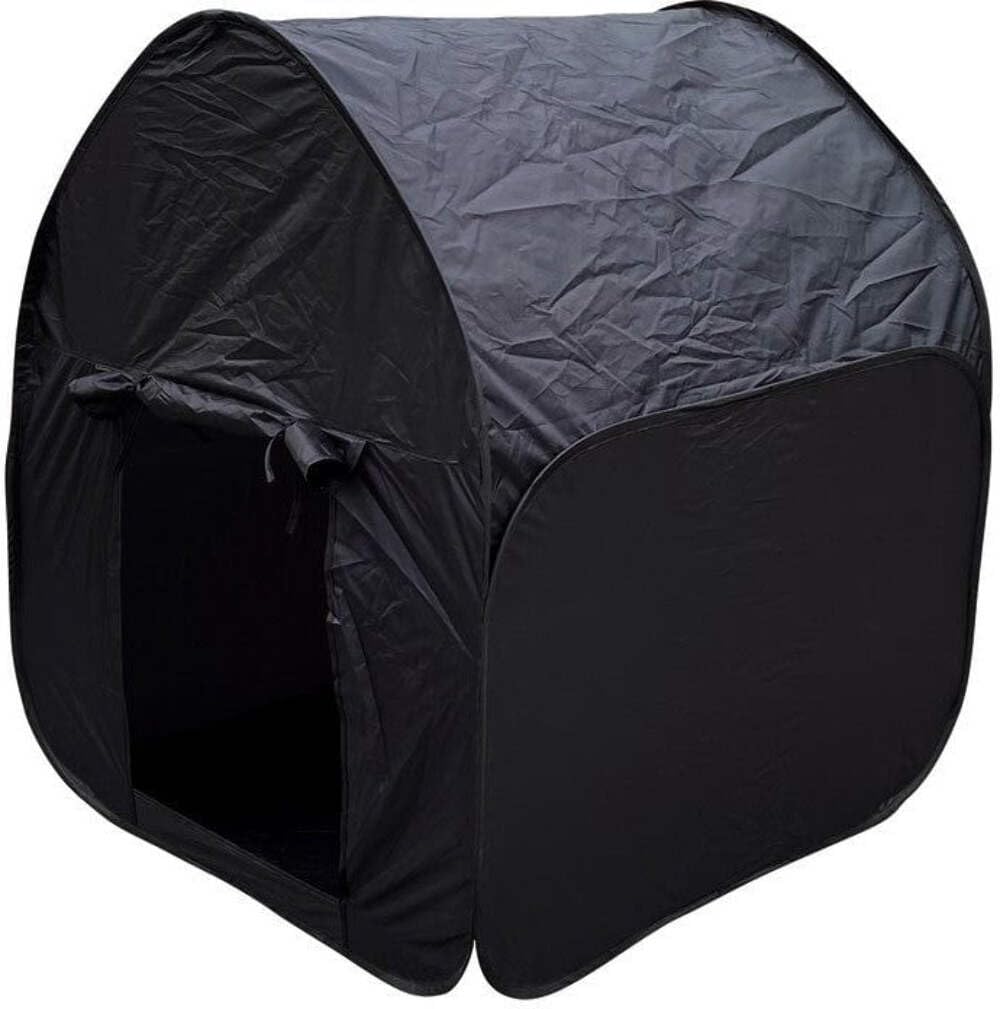 Black Sensory Pop Up Tent for Den Making with Carry Case – 105cm