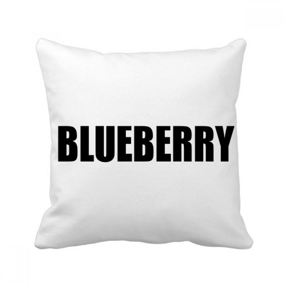 Coussin de canapé aux motifs fruits bleuberry idéal pour salon chaleureux