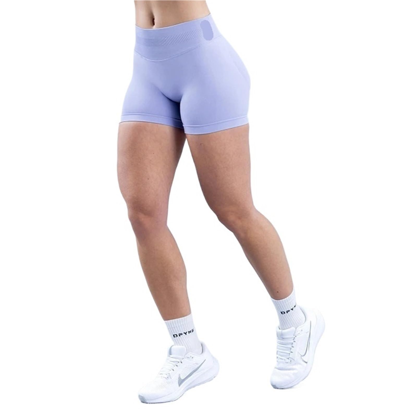 Donne Short da Ginnastica Pantaloncini da Palestra, da Allenamento, da Ciclista, Stampati, Estivi, a Vita Bassa, Senza Cuciture, for Yoga