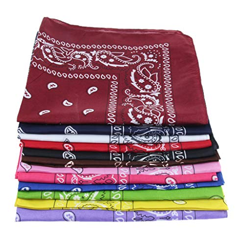 Kit 12 pcs Bandana De Algodão