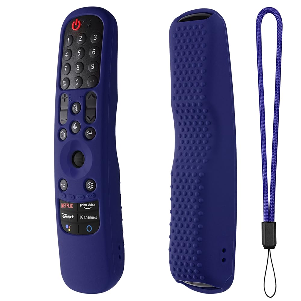 Silicone Remote Protective Case for LG TV Remote MR21GA MR21GN MR21GC MR22GA MR22GN MR22GC MR23GA MR23GN MR23GC TV Stick Anti-Slip Cover Sleeve