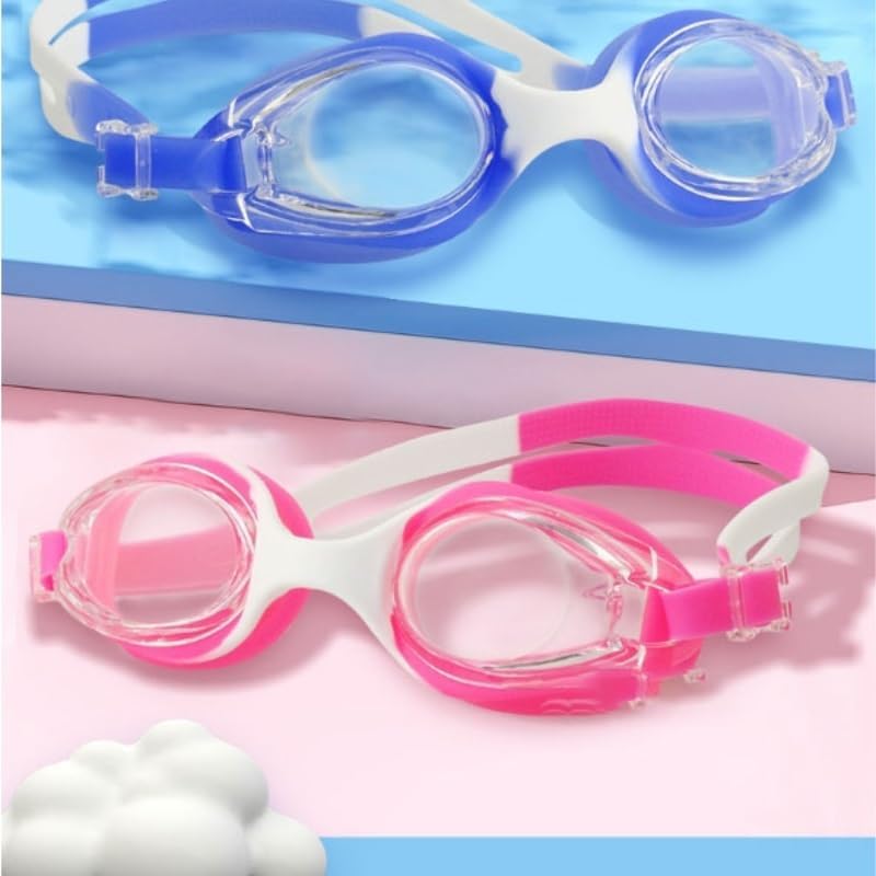 Men and Women Swimming Goggles Waterproof Anti-fog Silicone
