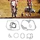 Motor Dichtungssatz, 8 teiliges Motor Dichtungssatz Ersatzteile Passend für Lifan 125cc Pit Pro Trail Quad Dirt Bike ATV