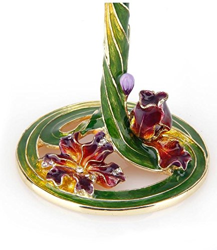 Bestbling Dragonfly Enamel Handcraft Artisan Painted Wine Glass Gift, Set Of 2 #TOP6