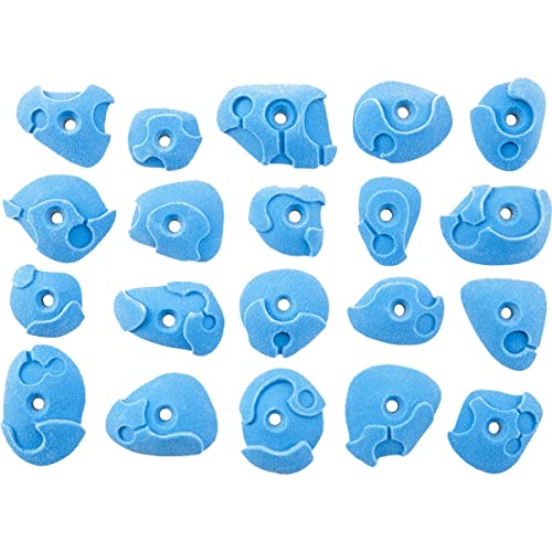 TRANGO Drop Art Footholds, Blue, One Size