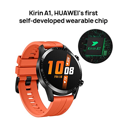 smartwatch huawei watch gt2 46mm laranja
