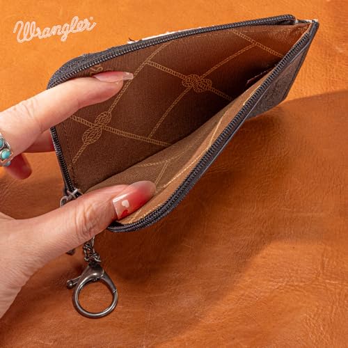 Image of Wrangler Western Card Wallet for Women Aztec Credit Card Holder for Women