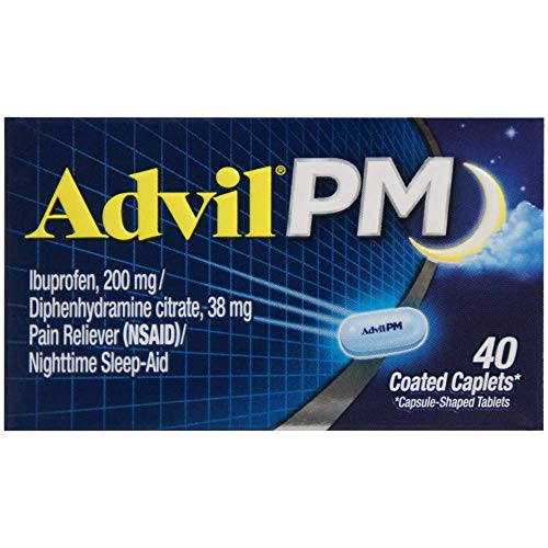 Advil PM 200 mg Coated Caplets 40 ea (Pack of 6)