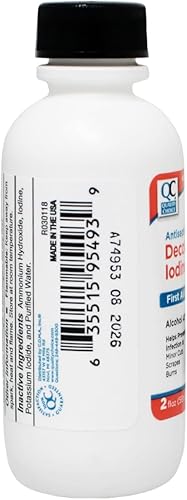 Miniatura 3 de Quality Choice Antiséptico yodo decolorado 2 onzas líquidas - Paquete de 3