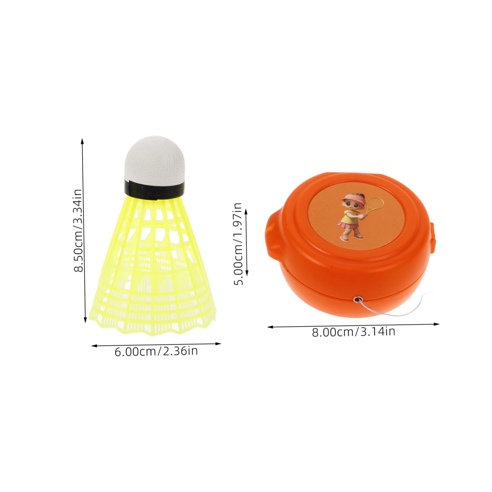 Anneome Badminton Rebound Trainer Set Swing Trainer for Single Player Solo Play Aid Indoor/Outdoor Badminton Training Tool