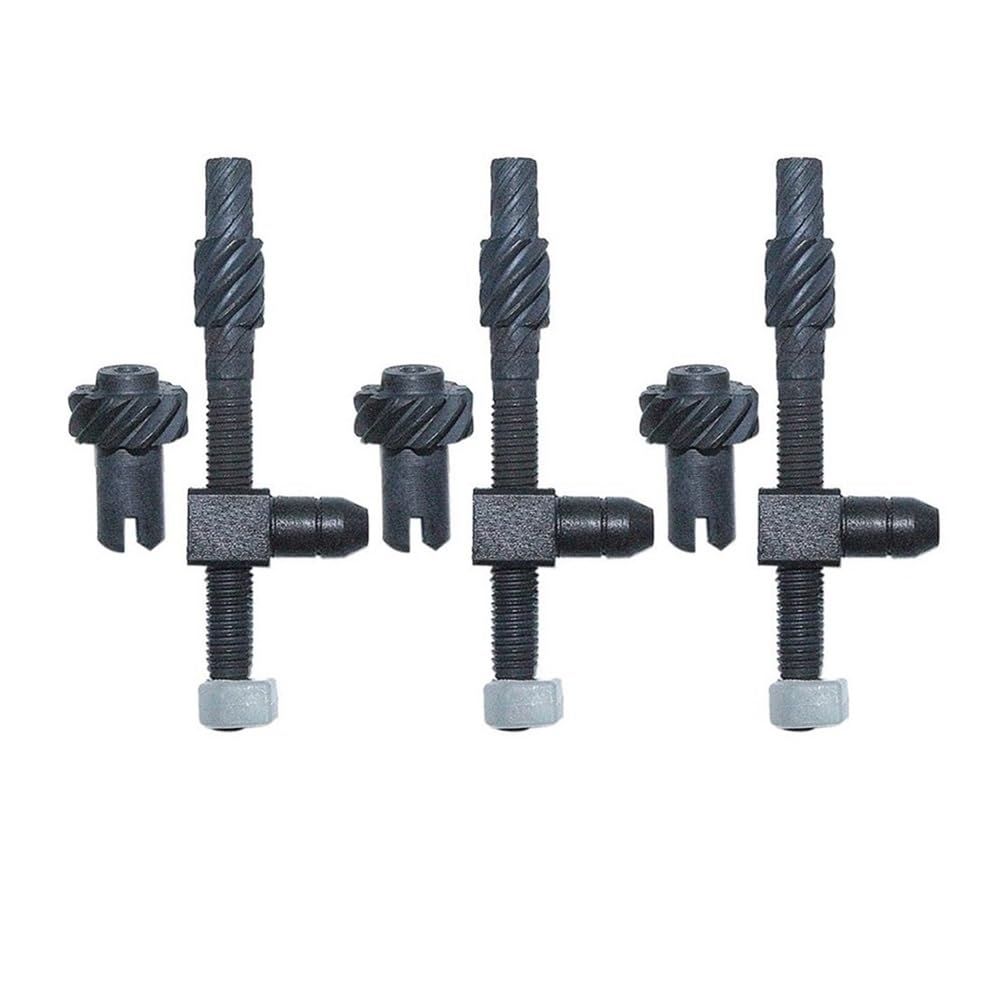 Juego de 3 Tornillos tensores de Ajustador de Cadena Aptos for Herramienta de Repuesto de Motosierra 455 460
