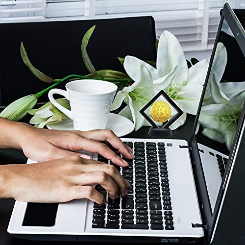 Craftbia® Bitcoin Coin with Display Item Case, Cryptocurrency Coin, in Protective Case As Well As Stand,Perfect for Home or Office Decoration| BTC... - Image 4