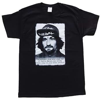 スイサイダルテンデンシーズ　チャールズマンソン tシャツ　バンドtシャツ スイサイダルテンデンシーズ チャールズマンソン Tシャツ 古着