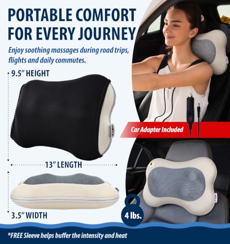 Zyllion Shiatsu Back and Neck Massager with Heat - alternate view 3 of 4