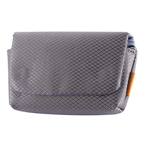 ZAORUN Suministros Compatible para cámaras fotográficas Bolso de la Caja de la cámara de Nylon Textura Rhombus Compatible for Canon, Sony, Nikon, Micro Single, Cámaras Digitales, Tamaño: 12.5 × 7.5 ×