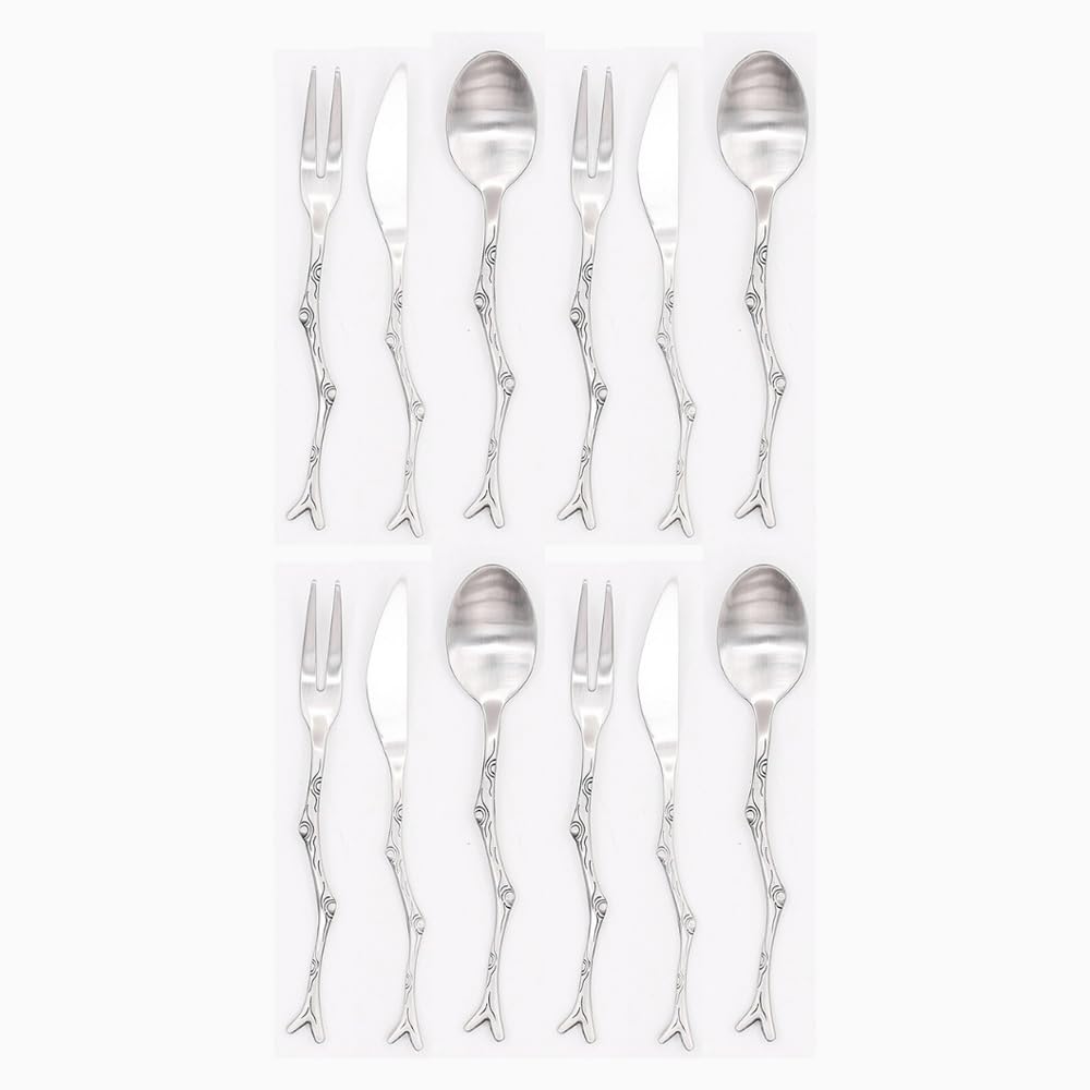 Ensemble de couverts en acier inoxydable parfait pour vos pique-niques et repas