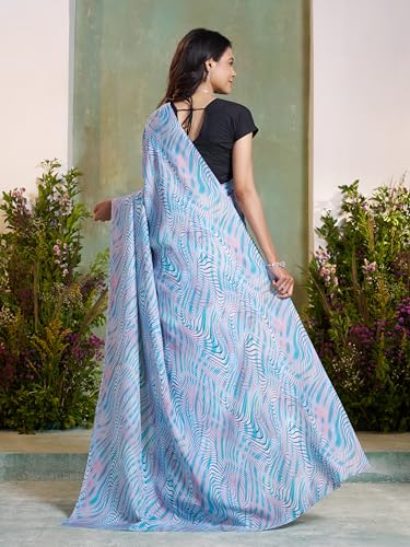 Image of Garden Vareli Art Silk Abstract Printed Saree