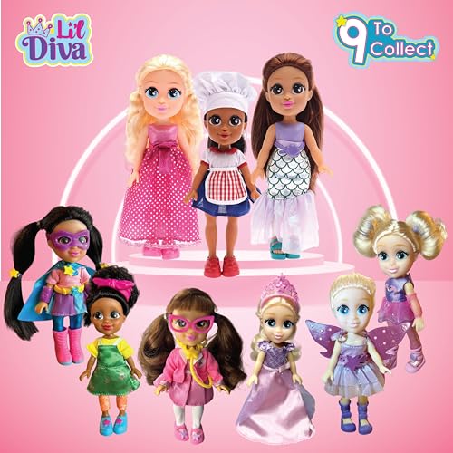 Image of Li'l Diva Fairy Twinkle 6 inch Doll|India's First Preschool RolePlay Pretend-Play Doll with Accessories|Birthday Gift|Toy Dolls for Girls 3+|Movable Arms & Legs|Beautiful Dress|Elegant Eyes|Soft Hair Play