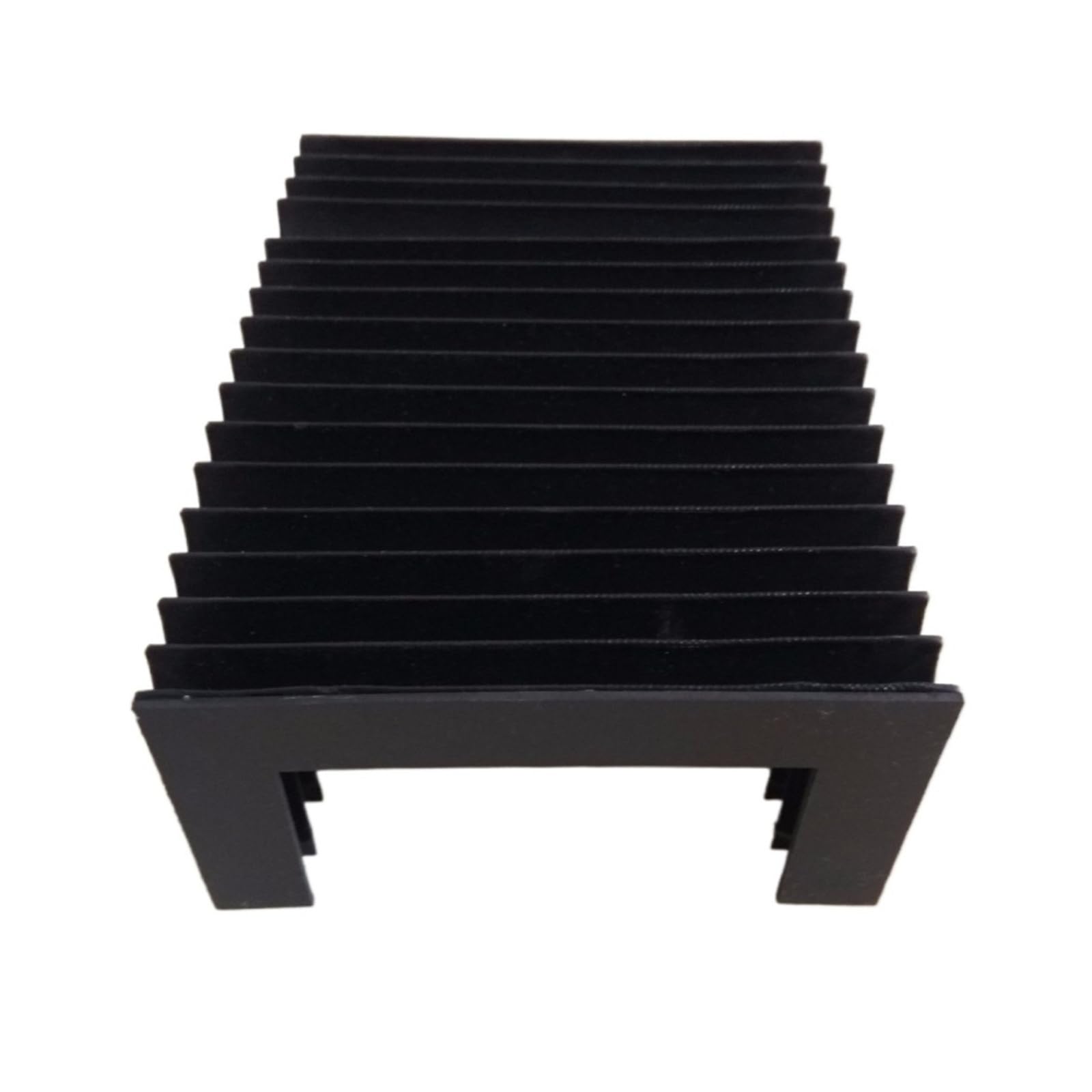 Osłona ochronna na harmonijkę T12, wewnętrzna 140 mm x 40 mm, Lmax 240 mm